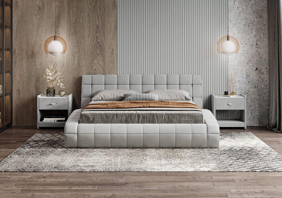Кровать Milano - Эко-кожа белая (80x190)